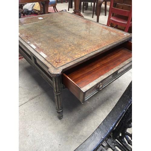 121 - Quality Interior Design Glass Top Coffee Table
115x90x55cm High