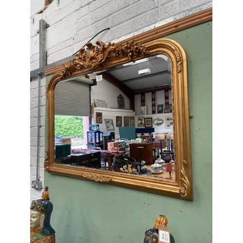 174 - Gilt Overmantle Carved Mirror.
140cm Wide x 110cm High