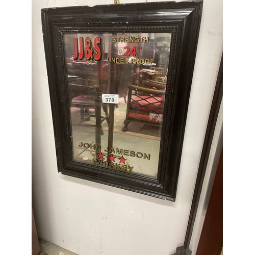 378 - Ebony Frame Jameson Mirror