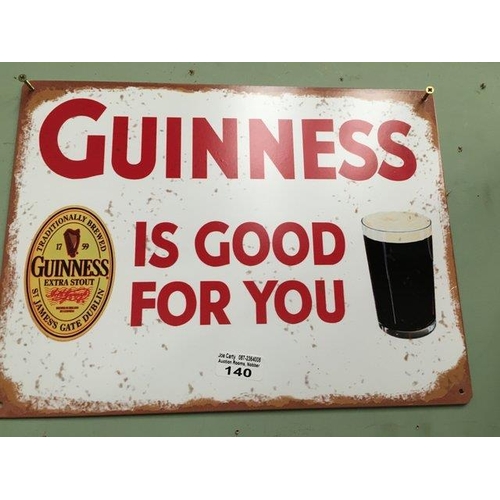 GUINNESS IS GOOD FOR YOU  Tin Advertisement Sign