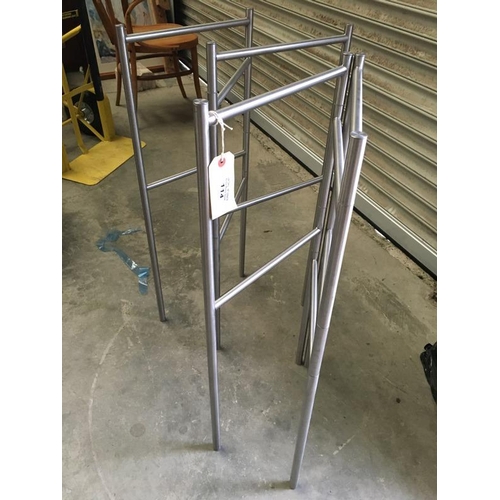 114 - 2 Stainless Steel Towel rails