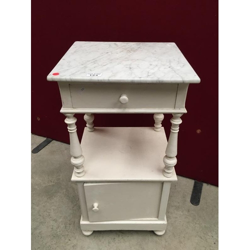 123 - Painted Locker Marble Top