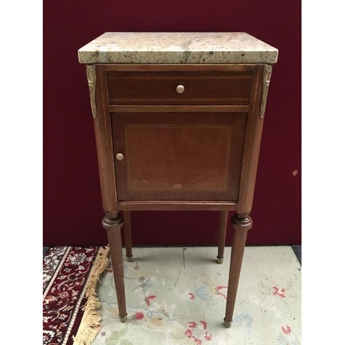 French Style Marble Top Locker