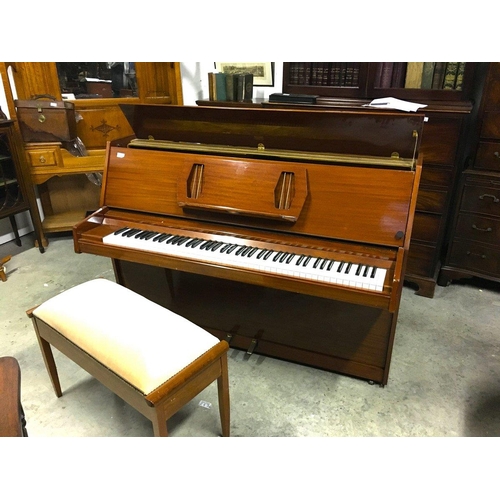 284 - Challen  988 Modern Overstrung Piano & Stool