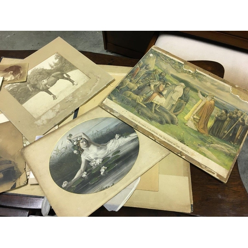 286 - Folio of  Old Prints & Photographs