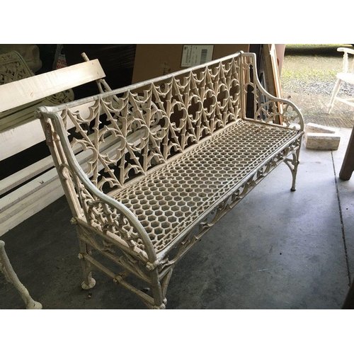 353 - Gothic Style Garden Bench