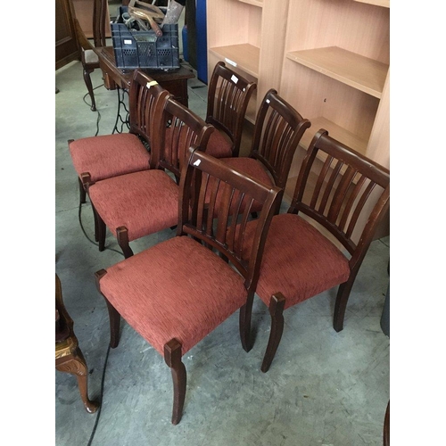 379 - 6 Mah Dining Room chairs