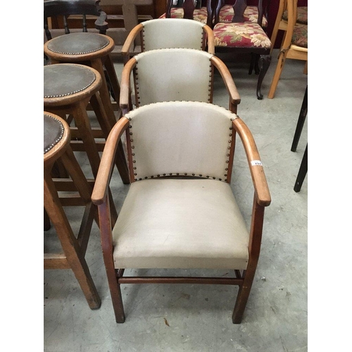 394 - 9 Cream Pub Tub Chairs