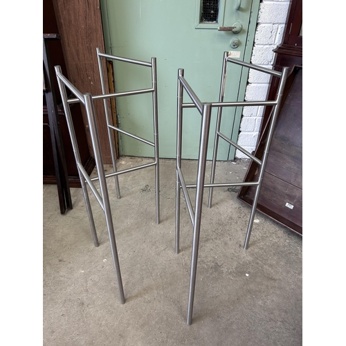 389 - 2 Stainless Steel Towel Rails