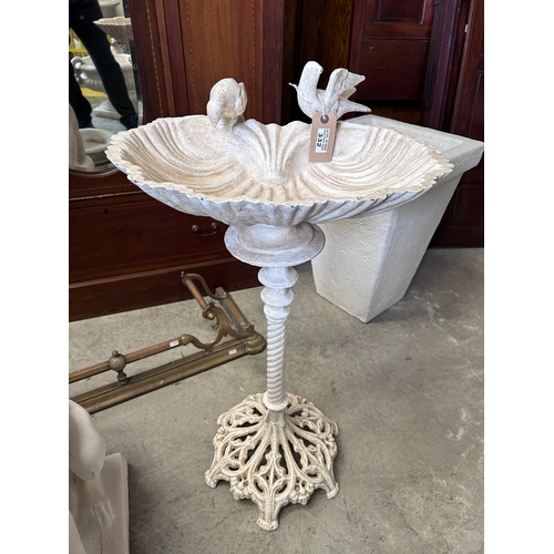 399 - Cast Iron Bird Bath