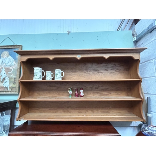 66 - Oak Kitchen Wall Shelf 160 W