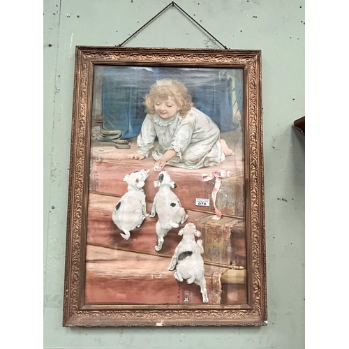 76 - Vintage Gilt Frame Colour Print