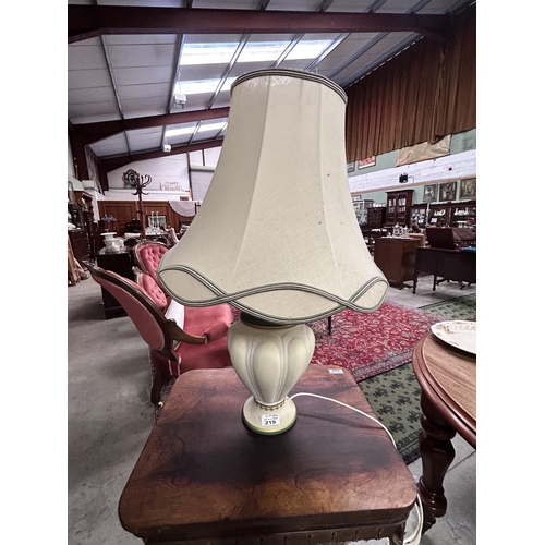 219 - Delph Reading lamp & Shade