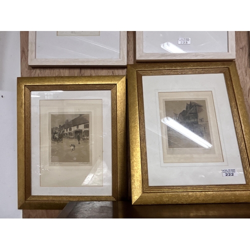 222 - Pr Of Gilt Framed Vic Prints