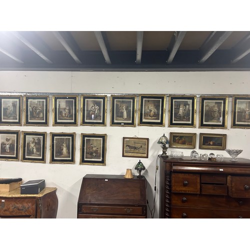 226 - Set of Gilt Frame Cries Of London (13)