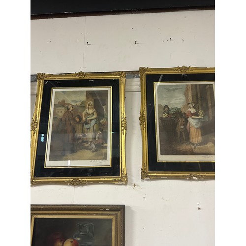 226 - Set of Gilt Frame Cries Of London (13)