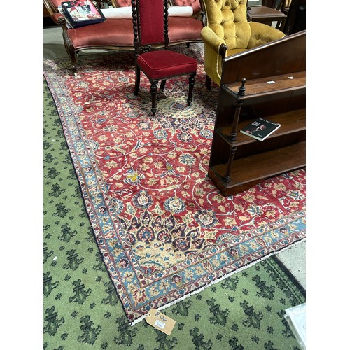 206 - Red Ground Persian Rug with Border 310 x210