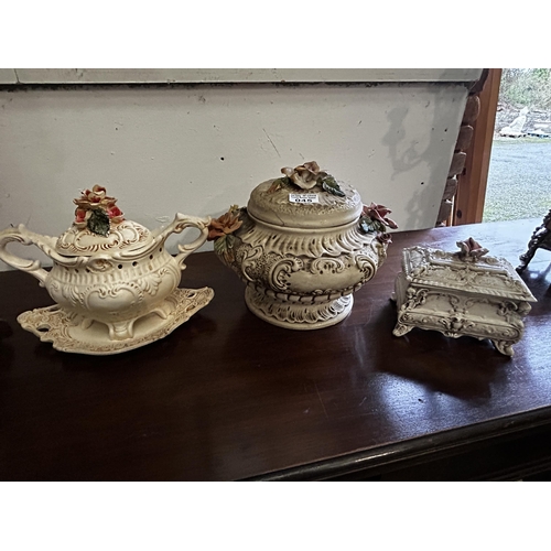 45 - 3 Pcs Of Italian Pottery