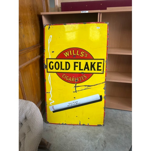 414 - Old Gold Flake Enamel Sign 150X90