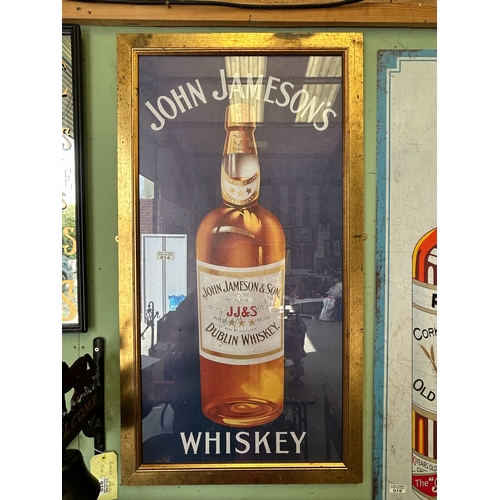 14 - Gilt Framed John Jameson Sign 110 x 60