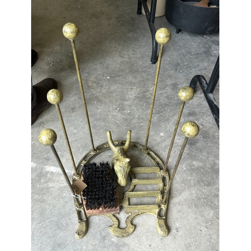 23 - Brass &  Boot  Cleaner Stand