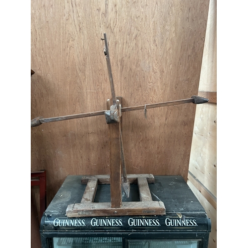19th Cent Wooden Wool Binder