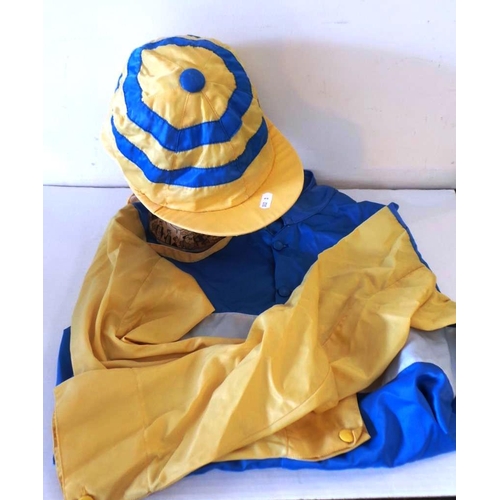 62 - ORIGINAL JOCKEY OUTFIT, D.GIBERT & SONS NEWMARKET (M.T.SLATER)