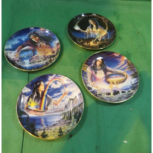 496 - FOUR ROYAL DOULTON COLLECTABLE PICTURE PLATES