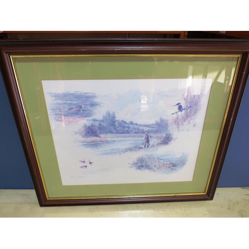 36 - A WATERCOLOUR - SIGNED COLIN BURNS