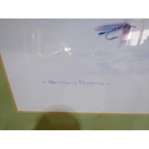 36 - A WATERCOLOUR - SIGNED COLIN BURNS