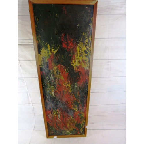 94 - ABSTRACT OIL PAINTING
