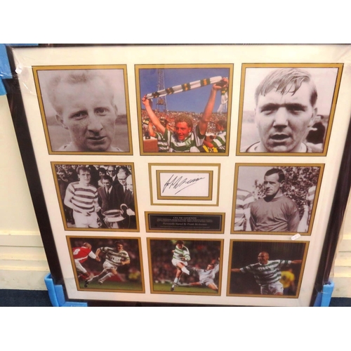 103 - CELTIC FOOTBALL CLUB LEGENDS PRESENTATION -  SIGNED BY FRANK McAVENNIE
