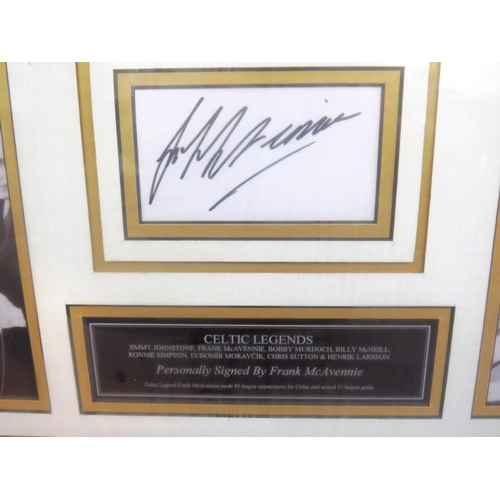 103 - CELTIC FOOTBALL CLUB LEGENDS PRESENTATION -  SIGNED BY FRANK McAVENNIE