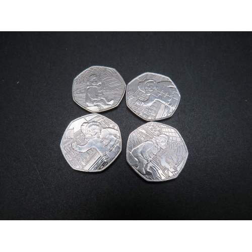 174 - FOUR PADDINGTON - FIFTY PENCE COINS