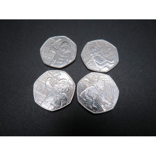 176 - FOUR PADDINGTON - FIFTY PENCE COINS