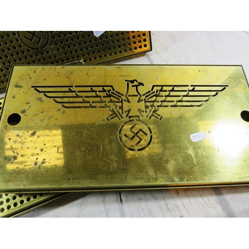 213 - THREE NAZI/GERMAN STYLE - DRIP TRAYS