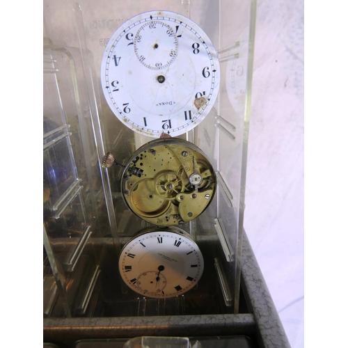 212 - CABINET CONTAINING - WATCH PARTS