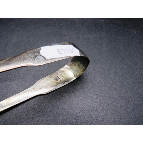 222 - ANTQUE STERLING SILVER - SUGAR TONGS