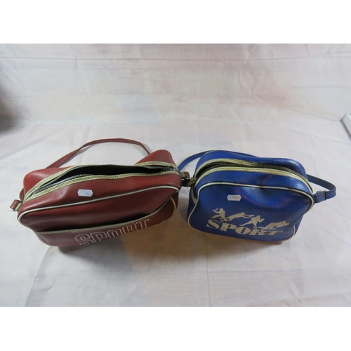 149 - TWO VINTAGE SPORTS BAGS ADIDAS STYLE