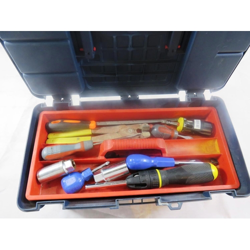 159 - A TOOLBOX AND SELECTION OF NEW TOOLS