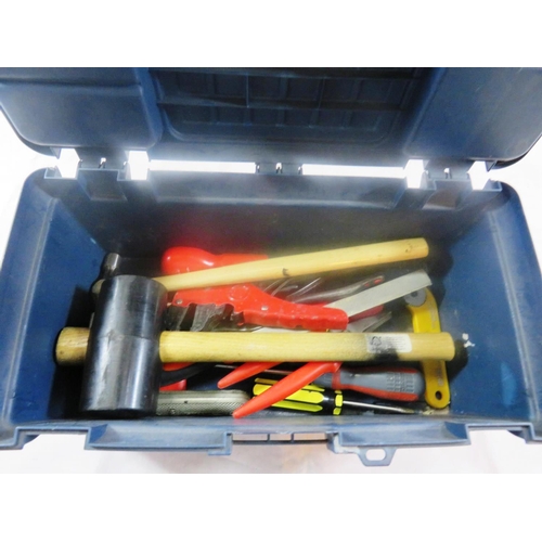 159 - A TOOLBOX AND SELECTION OF NEW TOOLS