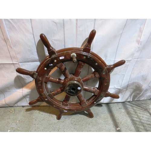 262 - SHIPS STEERING WHEEL