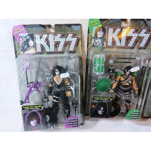 182 - FIVE BOXED NEW KISS FIGURES