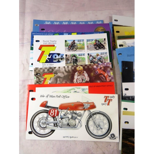 328 - TWENTY-FIVE PLUS ISLE OF MAN STAMP SETS INCLUDING T.T RACES