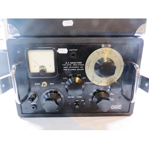 505 - VINTAGE DAWE A.F. ANALYSER