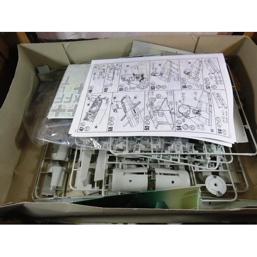 507 - PART BUILT MILITARY MODEL KITS