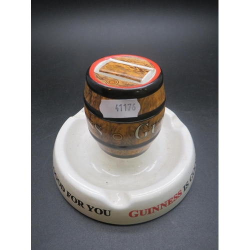 368 - GUINNESS ADVERTISING ASHTRAY/MATCHBOX HOLDER PRODUCED BY MINTONS LTD