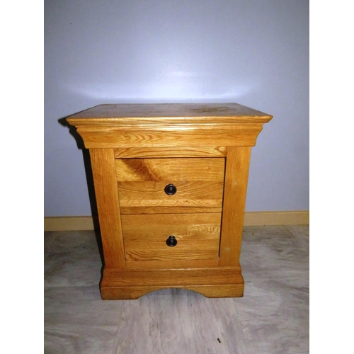 94 - PINE BEDSIDE DRAWERS