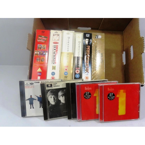 138 - DVD BOX SETS AND BEATLES CD'S