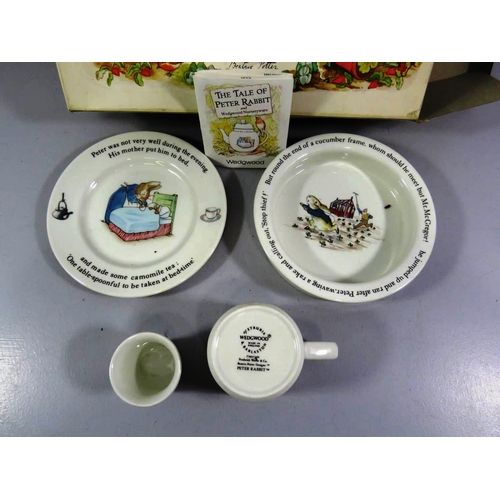 214 - WEDGEWOOD PETER RABBIT NURSERY SET